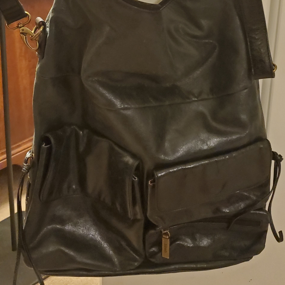 Hobo leather convertible bag